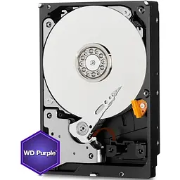 Накопичувач HDD WD Purple 2TB, 5400rpm, 256M, SATA III (WD23PURZ) - мініатюра 2