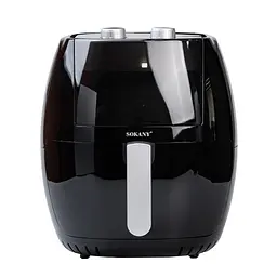 Аерогриль-фритюрниця SOKANY SK-8013 на 8 л з терморегулятором, чорний Sokany SK8013