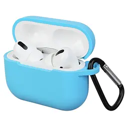 Силіконовий чохол для навушників Apple AirPods Pro, Silicone Case, блакитний, захисний чохол, ультратонкий і легкий, захист від подряпин, пилу та ударів, м"який силікон, ArmorStandart (ARM56085)