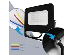 Вуличний прожектор ELM Matrix 10W 6500K (26-0056) - мініатюра 6