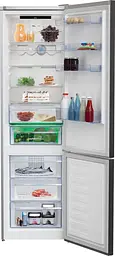Холодильник Beko RCNA406E35ZXBR 203х67х60см 2 двери холодильное отделение 253 л морозильное отделение 109 л A++ NF нержавіюча сталь (RCNA406E35ZXBR) - мініатюра 3