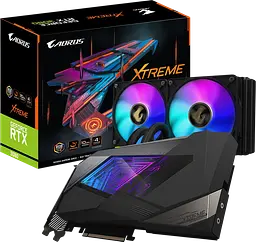 Відеокарта GeForce RTX 3080 10GB Gigabyte Aorus Xtreme Waterforce (GV-N3080AORUSX W-10GD) Б/В