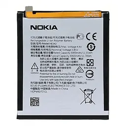 Аккумулятор оригінал Nokia 7.1/ 5.1 Plus/ 6.1 Plus/ X6 2018 HE342 - мініатюра 2