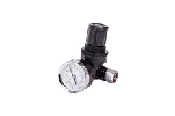 Пневматичний фарбопульт HVLP Intertool верхній бак 600 мл x 1.3 мм з регулятором PT-0102 - мініатюра 5