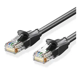 Патч-корд Vention 10 м, UTP Cat. 6 RJ-45 чорний (IBEBL)