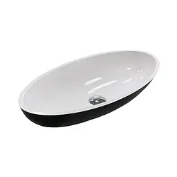 Раковина Adamant Andere New black/white glossy 100003856, Чорний