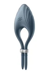 Ерекційне віброкільце-ласо Satisfyer Duelist Dark Blue, 10 режимів, потужний мотор - мініатюра 1