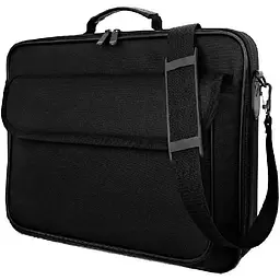 Сумка для ноутбука 17" 2E TopLoad Classic Black поліестер/нейлон 450 x 365 x 90 мм (2E-CBT6817BK)