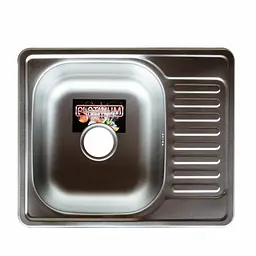 Кухонна мийка з нержавіючої сталі Platinum 5848 декор (0,6/170 мм), R, Decor - мініатюра 3