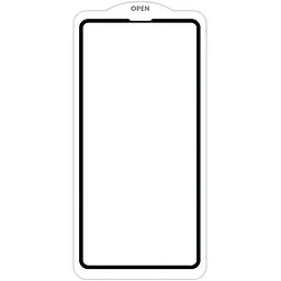Захисне скло SKLO 5D (тех.пак) для Apple iPhone 13 mini (5.4) Чорний / Біла підкладка