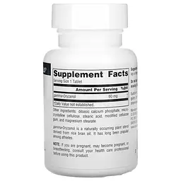 Натуральна добавка Source Naturals Gamma Oryzanol 60 mg, 100 таблеток - мініатюра 2