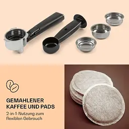 Кавоварка Klarstein Gusto Classico 1350 Вт (10035564) - мініатюра 5