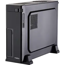 Корпус Vinga CS302B 400W Black (CS302B) - мініатюра 2