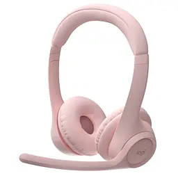 Навушники Logitech Zone 300 Bluetooth Rose (981-001412) - мініатюра 1