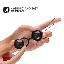 Вагінальні кульки Lelo Luna Beads Noir, 2.9 см, чорний - мініатюра 7