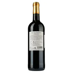 Вино Dourthe Grands Terroirs Bordeaux Rouge, червоне, сухе, 0,75 л - мініатюра 2