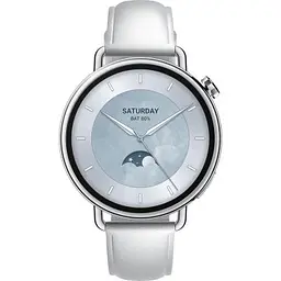 Смарт-годинник Xiaomi Watch S4 41mm Leather Strap Білий BHR07VUGL (1166774) - мініатюра 2