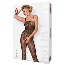 Бодистокінг Hot in Here Cross The Line, S/M/L (чорний) - мініатюра 3