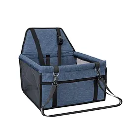 Автомобільне сидіння для домашніх тварин Bestopet Люпосанчик BS-PC-005 Denim Blue