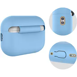 Чохол AhaStyle Colorful Silicone Case для AirPods Pro 2 Sky Blue [CP-187-2-C-SB] [133847] - мініатюра 3