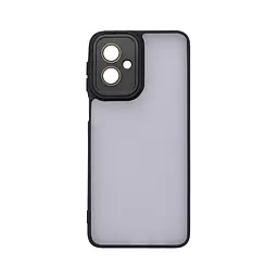 Защитный чехол для Motorola G55 5G, черный, ShadeX, противоударный, матовый, панель PC+TPU, защита всего корпуса, амортизация ударов при падении, ArmorStandart (ARM83386)