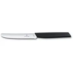 Кухонний ніж Victorinox Swiss Modern TomatoSausage 11см Black (6.9003.11W) - мініатюра 2