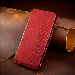 Чохол-книжка GETMAN Cubic Cover Case для Xiaomi 13 Lite Red [85852] - мініатюра 4