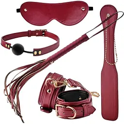 Набір Dreamtoys Blaze Elite BDSM Set 5 шт. червоний