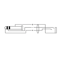 Балансный аудио кабель удлинитель Jack 6,3 stereo Male — Jack 6,3 stereo Female Cordial EM 3 VK 3м - мініатюра 5