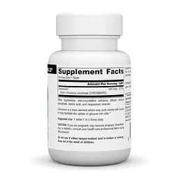 Хром Source Naturals 200 мкг (Chromium Picolinate Yeast Free) - 60 таблеток - мініатюра 2