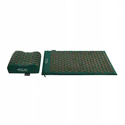 Килимок акупунктурний 4FIZJO Eco Mat XL Аплікатор Кузнєцова з подушкою 72 x 42 см 4FJ0382 Navy Green/Gold (P-5907739315076) - мініатюра 8