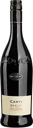 Набір вино Canti Merlot Terre Siciliane червоне сухе 0.75 л +  вино Canti Merlot Terre Siciliane червоне сухе 0.25 л - мініатюра 2