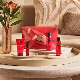 Подарунковий набір Rituals The Ritual of Ayurveda Gift Set S: гель-піна для душу Foaming Shower Gel 50 мл + олія для тіла Rich Body Oil 30 мл + спрей для волосся і тіла Hair & Body Mist 20 мл + крем для тіла Body Cream 70 мл - мініатюра 2