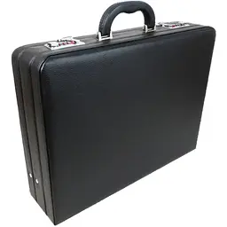 Класичний кейс Portfolio із еко шкіри чорний sum0028874
