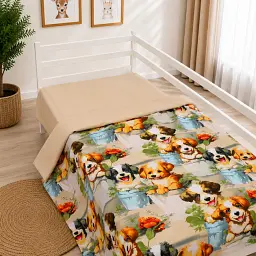 Комплект постільної білизни Ranforce Elite MirSon Puppy Picnic 110 x 140 см (2200013686392) - мініатюра 4