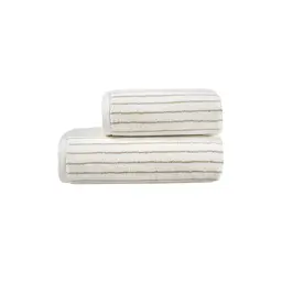 Рушник Lotus Home Готель Premium - Microcotton Stripe Ecru-Kahve 90x150 550 г/м² - мініатюра 9