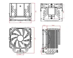 Кулер процесорний ID-Cooling SE-226-XT Чорний - мініатюра 6