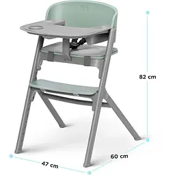 Стільчик для годування Kinderkraft Livy Olive Green зелений (00-00305087) - мініатюра 5