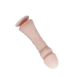 Вібратор Baile The Big Penis, 23.5 см (тілесний) - мініатюра 4