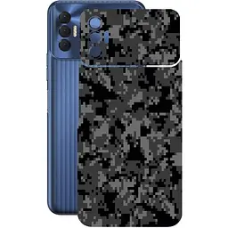Защитная пленка StatusSKIN для Tecno Spark 8p KG7n Корпус Винил Пиксель 1