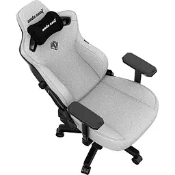 Крісло для геймерів Anda Seat Kaiser 3 Size L Fabric Grey (AD12YDC-L-01-G-PV/F) - мініатюра 10