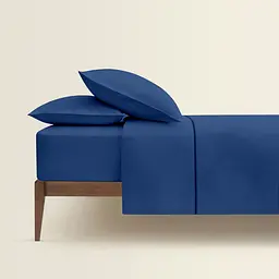 Комплект постільної білизни Cosas євро з простирадлом на резинці DENIM 200 x 220 см (Ranfors81_Denim_El-Denim_200) - мініатюра 2