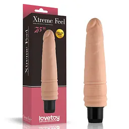 Вібратор Lovetoy Real Feel 20 см тілесний - мініатюра 2