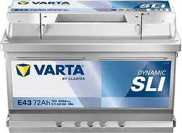 Акумулятор Varta Dynamic SLI 12В 72Аг 680А (EN) R+ (572409068)