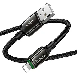 Дата кабель Hoco X127 Exceed USB to Lightning 12W (1m) Black - мініатюра 5