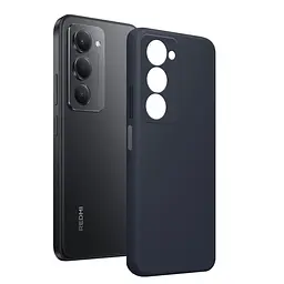 Чохол MAKE Xiaomi Redmi 15 Silicone Midnight Black - мініатюра 4