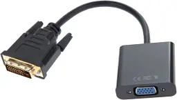 Перехідник DVI-D(male) -> VGA(female), Atcom (9214) довжина кабелю 10см