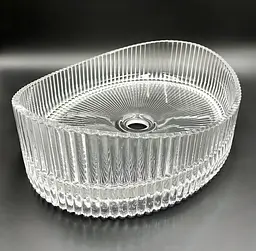 Умивальник Rea Harper накладний 50x37 см transparent REA-U8525 - мініатюра 3