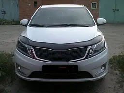 Дефлектор капоту мухобійка для Kia Rio III 2010-2015