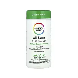 Вітамінно-мінеральний комплекс Rainbow Light Pyshchevarytelnye fermenty, All-Zyme, Plant Source Enzymes Probiotics, 90 ve (RLT35101)